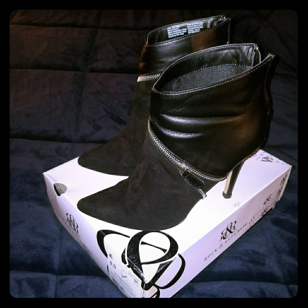 Black booties